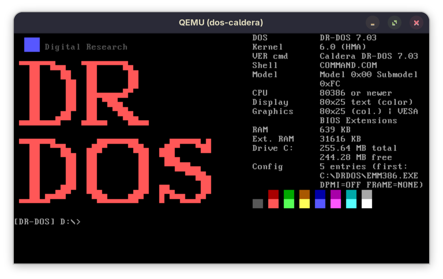Caldera DR-DOS 7.03