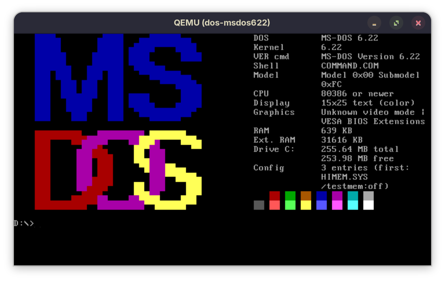 MS-DOS 6.22